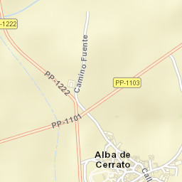 Alba de Cerrato Street Map