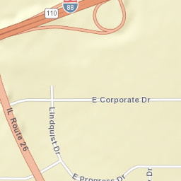 Ronald Reagan Memorial Tollway, Dixon, IL Street Map