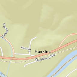 Hankins New York Street Map