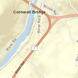 Cornwall Bridge Connecticut Street Map