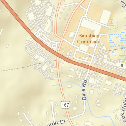 Crowleys Corner Connecticut Street Map
