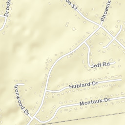 Vernon Connecticut Street Map