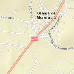 Granja de Moreruela Street Map
