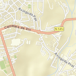 Moià Street Map