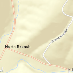 North Branch New York Street Map