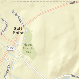 Salt Point New York Street Map
