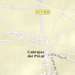 Cabrejas del Pinar Street Map