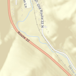 Wassaic New York Street Map