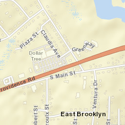 East Brooklyn Connecticut Street Map