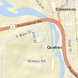 Quebec Connecticut Street Map
