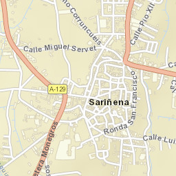 Sariñena Street Map