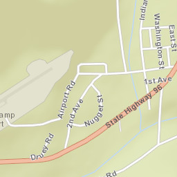 Happy Camp California Street Map