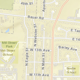 Naperville, Illinois Street Map
