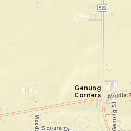 Genung Corners Ohio Street Map