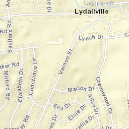 Lydallville Connecticut Street Map