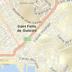 Sant Feliu de Guíxols Street Map