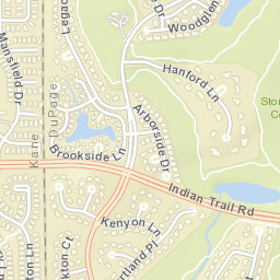 1238-1260 Arborside Dr Aurora IL Street Map