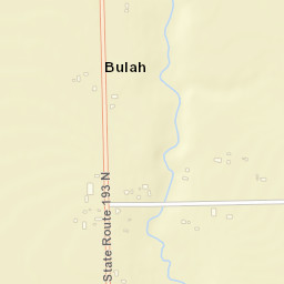 Bulah Ohio Street Map