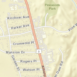 Hyde Park New York Street Map