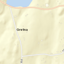 Gretna New York Street Map