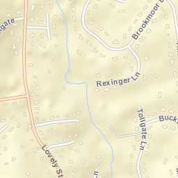 Lovely Street Connecticut Street Map