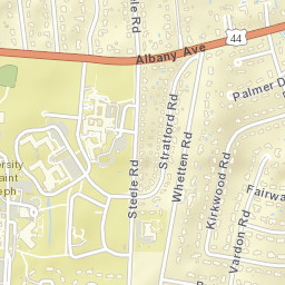 West Hill Connecticut Street Map