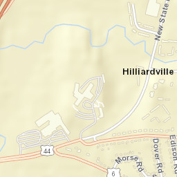 Hilliardville Connecticut Street Map
