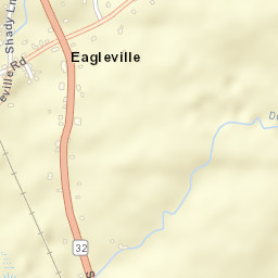 Eagleville Connecticut Street Map