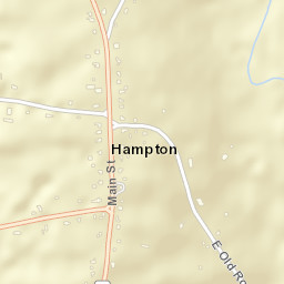 Hampton Connecticut Street Map