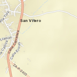San Vitero Street Map