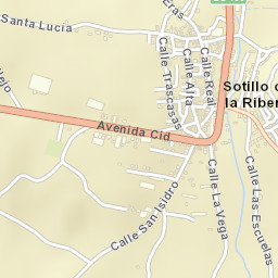 Sotillo de la Ribera Street Map