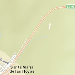 Santa María de las Hoyas Street Map