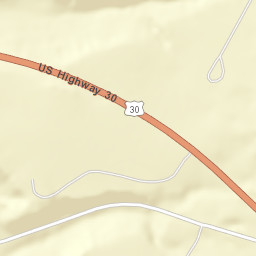 US-30 Opal WY 83124 America Street Map