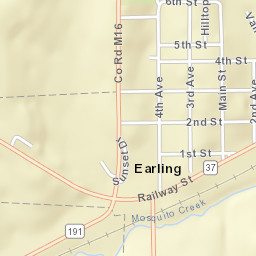 257 Railway Street, Earling, IA 51530, USA Street Map