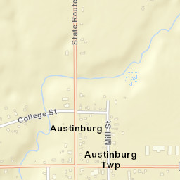 Austinburg Ohio Street Map