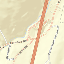 Ferndale New York Street Map