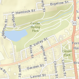 Manchester Connecticut Street Map