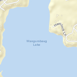 Coventry Lake Connecticut Street Map