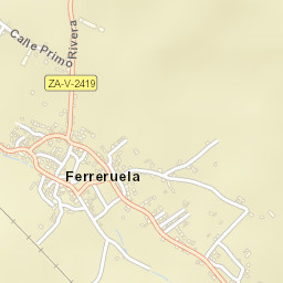 Ferreruela Street Map