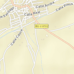 Baños de Valdearados Street Map