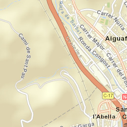 Aiguafreda Street Map