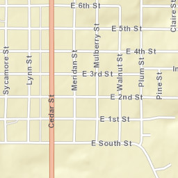 100 West 6th Street, Tipton, IA 52772, USA Street Map