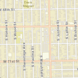 1464-1498 West 71st Street, Chicago, IL Street Map