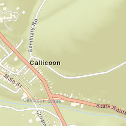 Callicoon New York Street Map