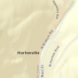 Hortonville New York Street Map