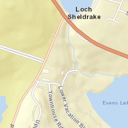 Loch Sheldrake New York Street Map