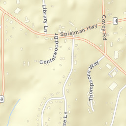 Burlington Connecticut Street Map