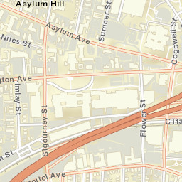 Hartford Connecticut Street Map