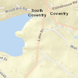 South Coventry Connecticut Street Map