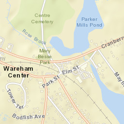 Wareham Center Street Map